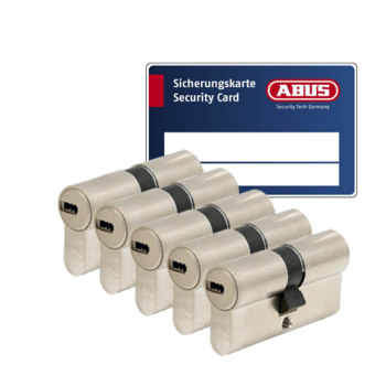 ABUS EC660 cilinder zonder kerntrekbeveiliging (5x) - SKG**