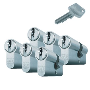 Mauer F3 cilinder met kerntrekbeveiliging (6x) - SKG***