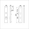 AMI veiligheidsbeslag kruk/kruk 374 PC 92 met kerntrekbeveiliging (rechthoekig) - SKG*** AMI veiligheidsbeslag kruk/kruk 374 PC 92 met kerntrekbeveiliging (rechthoekig) - SKG***