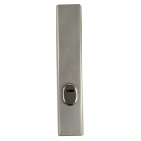 AMI blind buitenschild zonder krukgat PC 55 met kerntrekbeveiliging (rechthoekig) - SKG***