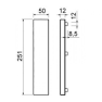 AMI geheel blind kortschild - SKG***