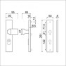AMI veiligheidsbeslag knop/kruk PC 70 LS met kerntrekbeveiliging (rechthoekig) - SKG*** AMI veiligheidsbeslag knop/kruk PC 70 LS met kerntrekbeveiliging (rechthoekig) - SKG***