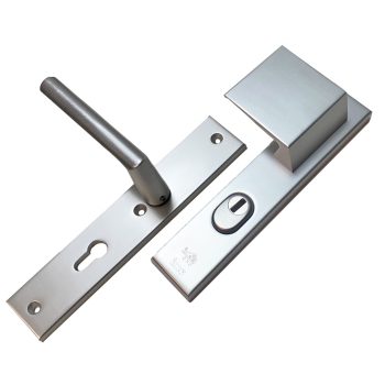 AMI veiligheidsbeslag duwer/kruk 374 PC 92 RS met kerntrekbeveiliging (rechthoekig) - SKG*** 