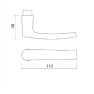 AMI veiligheidsbeslag knop/kruk PC 85 LS met kerntrekbeveiliging (afgerond) - SKG*** 