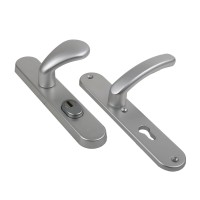 AMI veiligheidsbeslag Rotaveer vaste knop/kruk PC 92 LS met kerntrekbeveiliging (afgerond) - SKG***