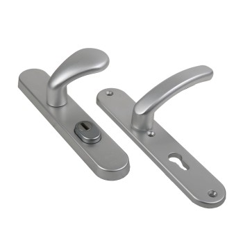 AMI veiligheidsbeslag Rotaveer vaste knop/kruk PC 92 LS met kerntrekbeveiliging (afgerond) - SKG***