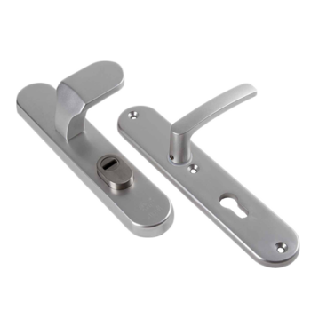 AMI veiligheidsbeslag knop/kruk PC 85 LS met kerntrekbeveiliging (afgerond) - SKG*** 