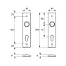 AXA Premium binnendeurbeslag set - PC 72
