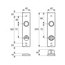 AXA Premium binnendeurbeslag set - toilet