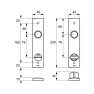 AXA Premium binnendeurbeslag set - toilet