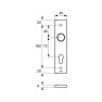 AXA Premium binnendeurbeslag los - PC 72