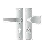 AXA Premium veiligheidsbeslag Wing-knop vast/Arrow-kruk PC 72 RS met kerntrekbeveiliging - SKG*** 