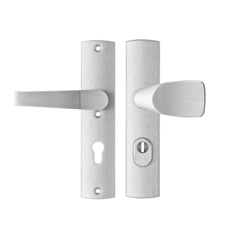 AXA Premium veiligheidsbeslag Wing-knop vast/Arrow-kruk PC 92 RS met kerntrekbeveiliging - SKG*** 