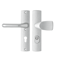 AXA Premium veiligheidsbeslag Wing-knop vast/kruk (Flow) PC 92 RS met kerntrekbeveiliging - SKG*** 