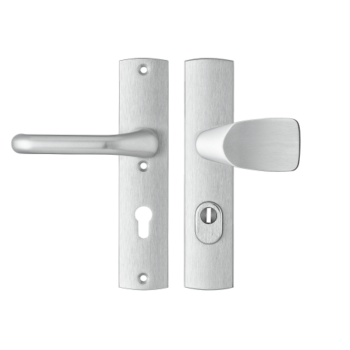 AXA Premium veiligheidsbeslag Wing-knop vast/kruk (Flow) PC 92 RS met kerntrekbeveiliging - SKG*** 