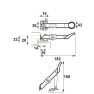 AXAflex 2660-20-56 Securtiy Combi-raamuitzetter - Zwart