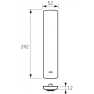AXA Curve geheel blind buitenschild - SKG***