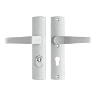 AXA Premium veiligheidsbeslag kruk/kruk (Arrow) PC 72 met kerntrekbeveiliging - SKG*** 