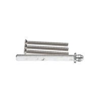AXA Curve/Oval/Edge wisselstift en bouten t.b.v. duwer/kruk of knop/kruk - deurdikte 38 t/m 42 mm