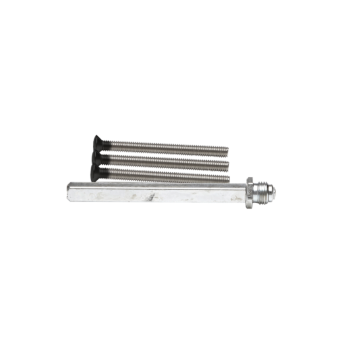 AXA Curve/Oval/Edge wisselstift en bouten t.b.v. duwer/kruk of knop/kruk - deurdikte 38 t/m 54 mm - zwart AXA Curve/Oval/Edge wisselstift en bouten t.b.v. duwer/kruk of knop/kruk - deurdikte 38 t/m 54 mm - zwart