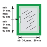 AXA Oyster 3355-15-81/R raamsluiting en kierstandhouder combi draairichting 2
