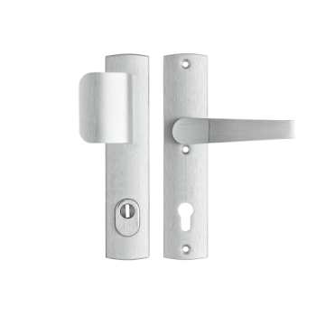 AXA Premium veiligheidsbeslag D-duwer/kruk (Arrow) met kerntrekbeveiliging PC92 F1 RS - SKG*** 