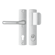 AXA Premium veiligheidsbeslag D-duwer/kruk (Flow) met kerntrekbeveiliging PC72 F1 LS - SKG*** AXA Premium veiligheidsbeslag D-duwer/kruk (Flow) met kerntrekbeveiliging PC72 F1 LS - SKG***