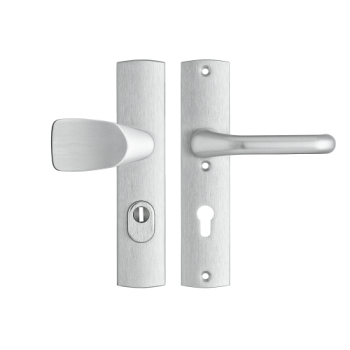 AXA Premium veiligheidsbeslag Wing-knop vast/kruk (Flow) PC 92 LS met kerntrekbeveiliging - SKG*** 
