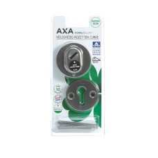 AXA Cur&shy;ve vei&shy;lig&shy;heids&shy;ro&shy;zet met kern&shy;trek&shy;be&shy;vei&shy;li&shy;ging (rond) - SKG*** - Sa&shy;tin In&shy;ox