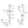 AXA Curve smalschild D-duwer/kruk (Blok) met kerntrekbeveiliging PC72 F1 RS - SKG*** AXA Curve smalschild D-duwer/kruk (Blok) met kerntrekbeveiliging PC72 F1 RS - SKG***