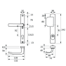 AXA Curve smalschild D-duwer/kruk (Blok) met kerntrekbeveiliging PC92 F1 RS - SKG*** 