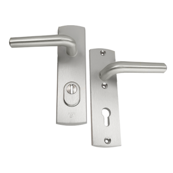 AXA Curve kortschild kruk/kruk (L) PC 55 met kerntrekbeveiliging - SKG*** 