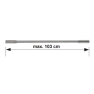 AXA Barrierestang V1 - in de dag - 103 cm - wit - SKG**