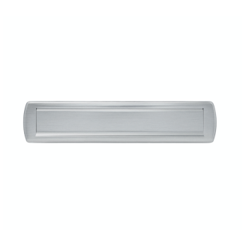 AXA Curve Plus - briefplaat los - deurdikte 38 t/m 54 - aluminium geanodiseerd geslepen F1