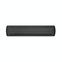 AXA Curve Plus - briefplaat los - deurdikte 38 t/m 54 - zwart
