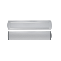 AXA Curve Plus - briefplaat met tochtklep en verbindingsschacht - deurdikte 38 t/m 72 mm - aluminium geslepen F1 AXA Curve Plus - briefplaat met tochtklep en verbindingsschacht - deurdikte 38 t/m 72 mm - aluminium geslepen F1