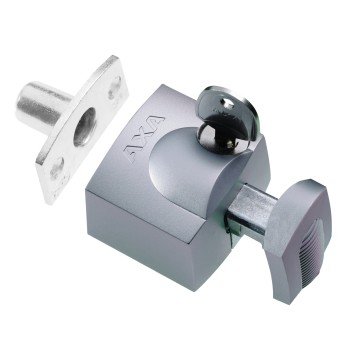 AXA 3012 Oplegslot zilver - SKG*