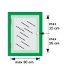 AXA 3012 Oplegslot wit - SKG*
