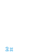 AXA 3015 Op&shy;leg&shy;slot wit (ge&shy;lijk&shy;lig&shy;gend) (2x) - SKG*