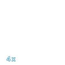 AXA 3015 Op&shy;leg&shy;slot wit (ge&shy;lijk&shy;lig&shy;gend) (4x) - SKG*