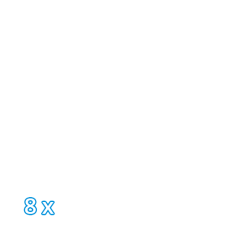 AXA 3015 Op&shy;leg&shy;slot wit (ge&shy;lijk&shy;lig&shy;gend) (8x) - SKG*