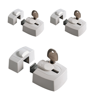 AXA 3015 Oplegslot wit (gelijkliggend) (3x) - SKG*