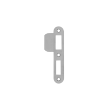 Sluit&shy;plaat AXA 7415 t.b.v. in&shy;steek&shy;slot 7415 - DR. 2+4 - Af&shy;ge&shy;rond - RVS