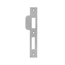 Sluit&shy;plaat AXA 7420 t.b.v. in&shy;steek&shy;slot 7420 of 7425 - PC 72 - DR. 2+4 - Recht&shy;hoe&shy;kig - RVS