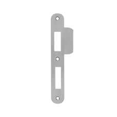 Sluit&shy;plaat AXA 7425 t.b.v. in&shy;steek&shy;slot 7420 of 7425 - PC 72 - DR. 1+3 - Af&shy;ge&shy;rond - RVS