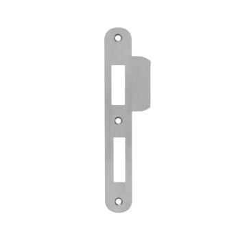 Sluitplaat AXA 7425 t.b.v. insteekslot 7420 of 7425 - PC 72 - DR. 1+3 - Afgerond - RVS