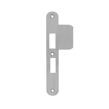Sluitplaat AXA 7425 t.b.v. insteekslot 7420 of 7425 - PC 55 - DR. 1+3 - Afgerond (verlengde lip) - RVS