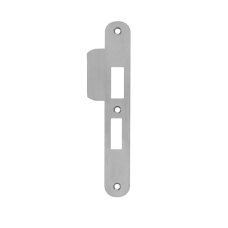 Sluit&shy;plaat AXA 7425 t.b.v. in&shy;steek&shy;slot 7420 of 7425 - PC 55 - DR. 2+4 - Af&shy;ge&shy;rond - RVS