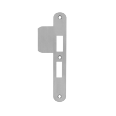 Sluit&shy;plaat AXA 7425 t.b.v. in&shy;steek&shy;slot 7420 of 7425 - PC 55 - DR. 2+4 - Af&shy;ge&shy;rond (ver&shy;leng&shy;de lip) - RVS