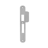 Sluitplaat AXA 7426 t.b.v. insteekslot 7421 of 7426 - PC 55 - DR. 1+3 - Afgerond - RVS
